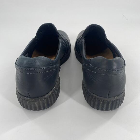 Clarks Magnolia Faye Pull On Comfort Shoes Womens Sz 9.5M Black Leather Career - Picture 10 of 10